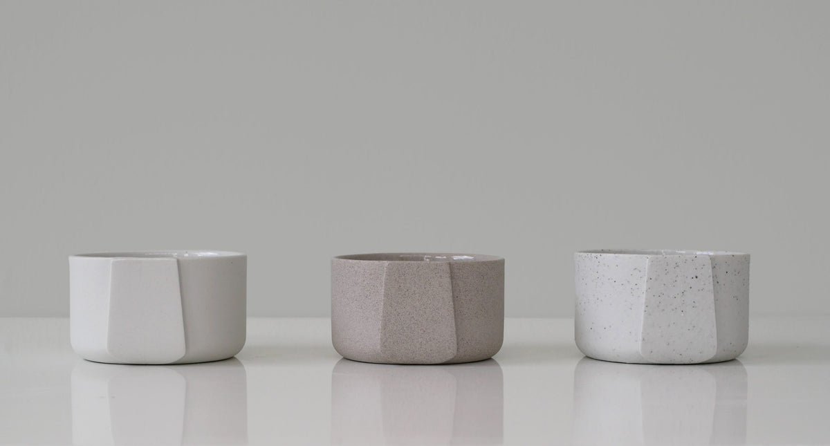 Ceramic bowls from Meaningful Matter