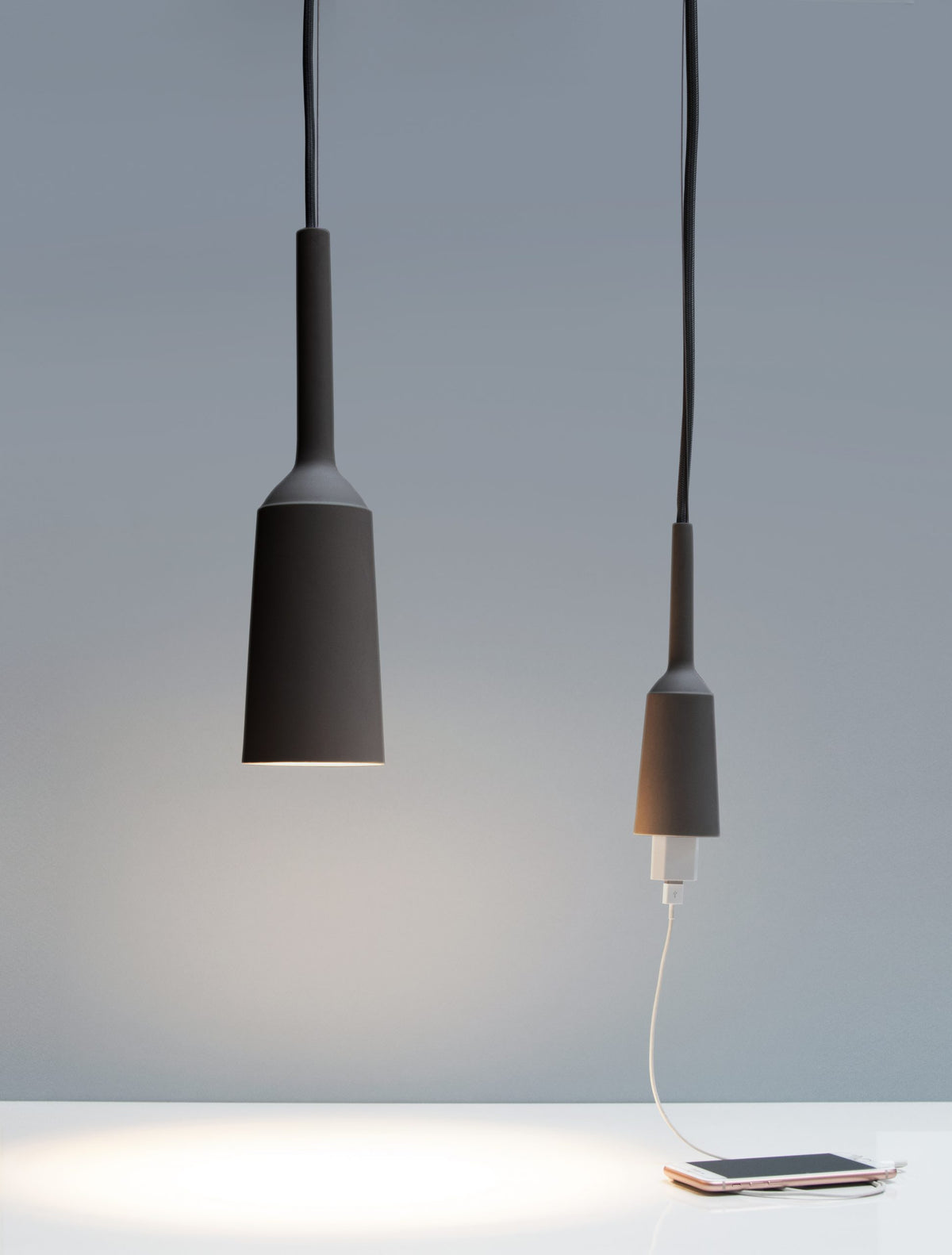 Lamp&Socket Classic — socket — Pendant Socket (FR/BE) / Coal